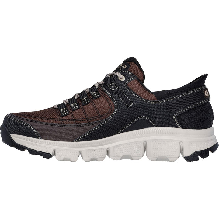 Men's Wide Fit Skechers 237622 Slip-ins Summits At Trainers in Black/Charcoal - Image 1