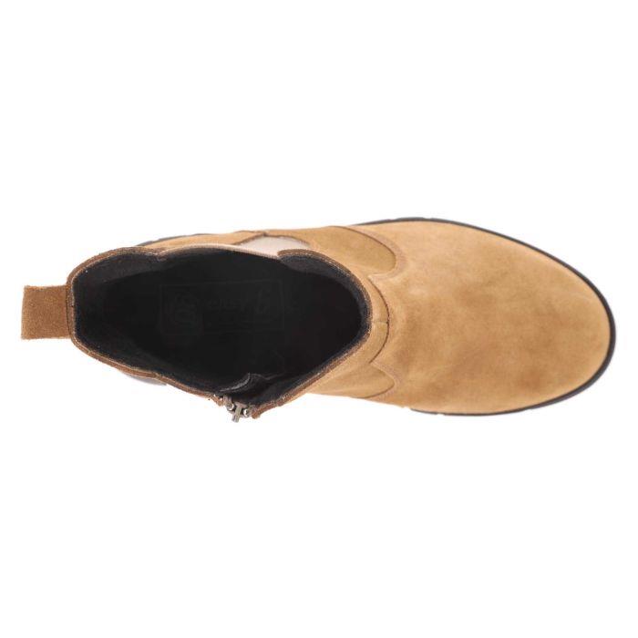 Women's Wide Fit DB Ella Boots in Black Leather - Image 1