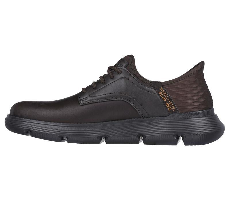 Men's Wide Fit Skechers 205046 Slip-ins Garza Gervin Trainers in Black - Image 13