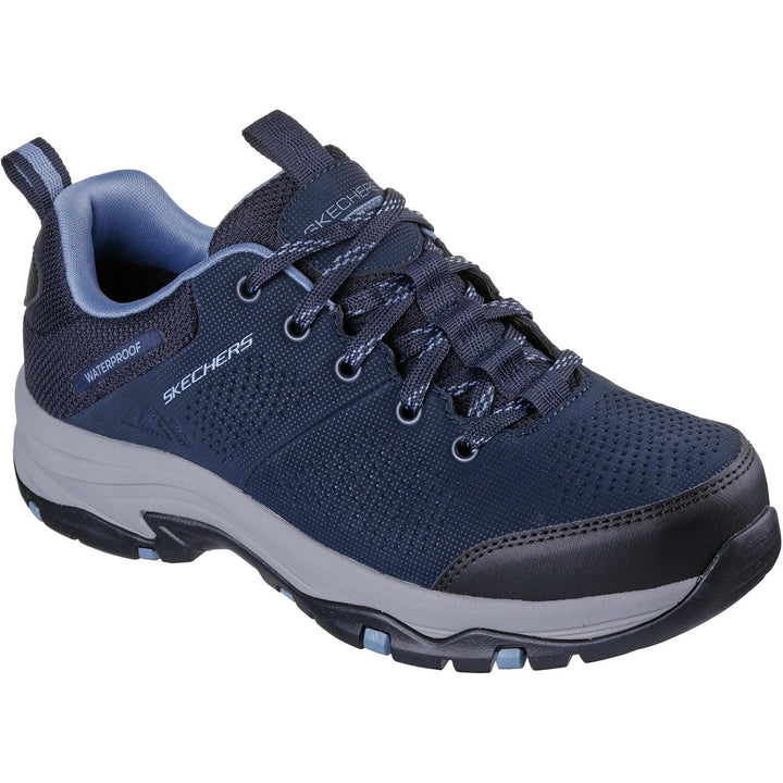Women's Relaxed Fit Skechers 180119 Waterproof Trego Trail Destiny Trainers in Chocolate - Image 1