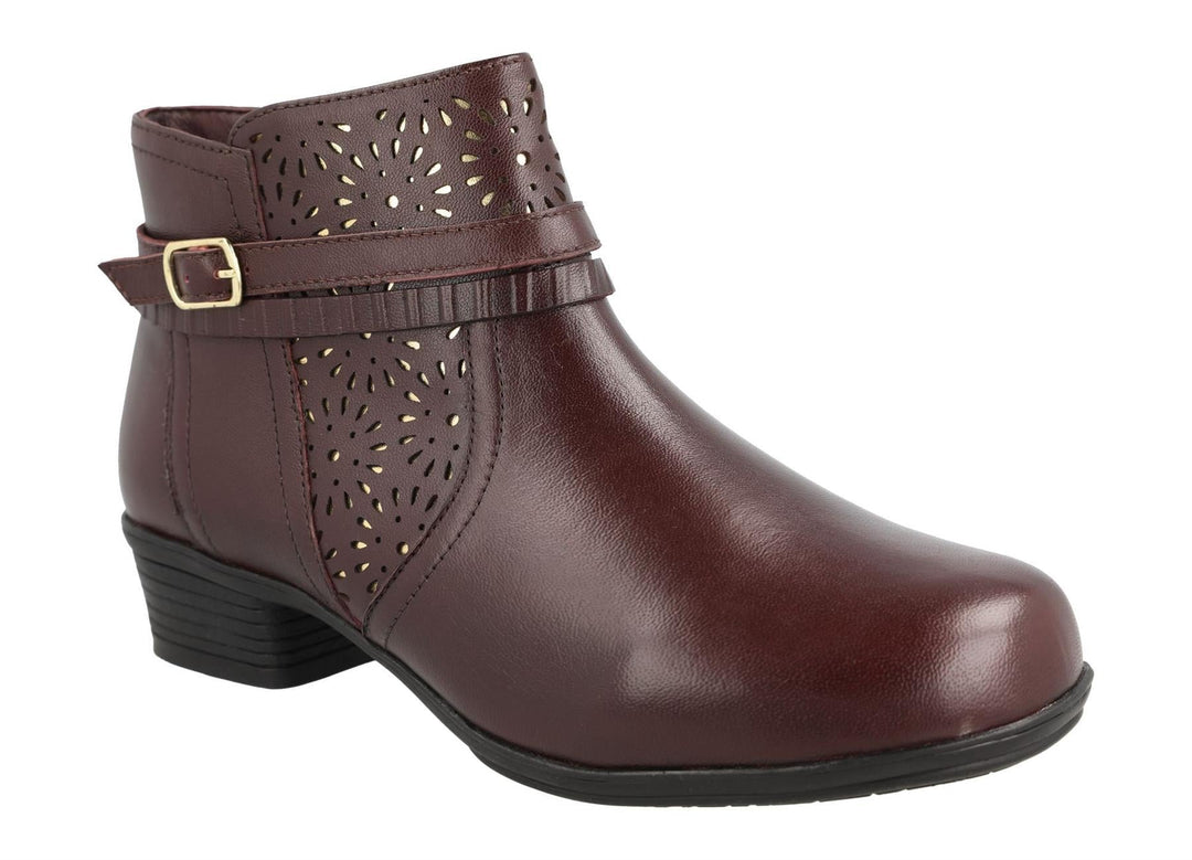Women's Wide Fit DB Sky Boots in Black Leather - Image 13