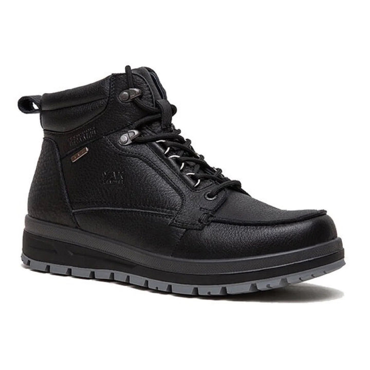 Mens Wide Fit Grunwald  A-916 Pullup Tex Trekking Boots in Black - Image 1