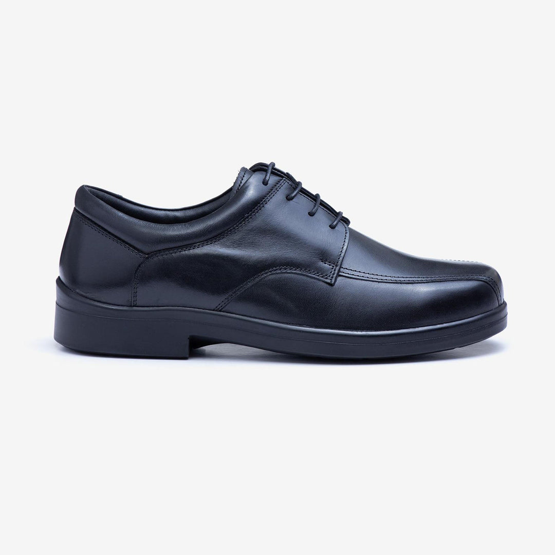 Mens Wide Fit Tredd Well Holmes Lace Shoes - Black in Black - Image 2