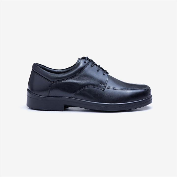 Mens Wide Fit Tredd Well Holmes Lace Shoes - Black in Black - Image 1
