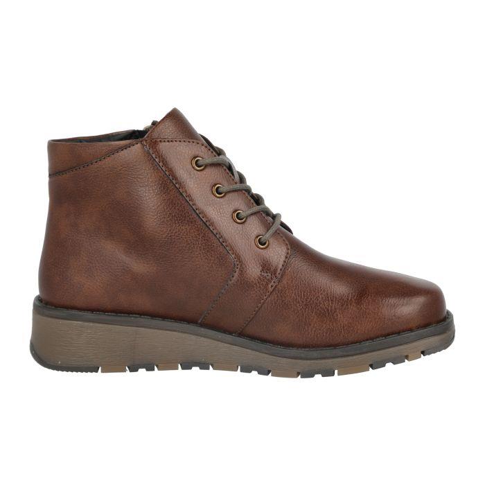 Women's Wide Fit DB Selby Boots in Black Synthetic - Image 8