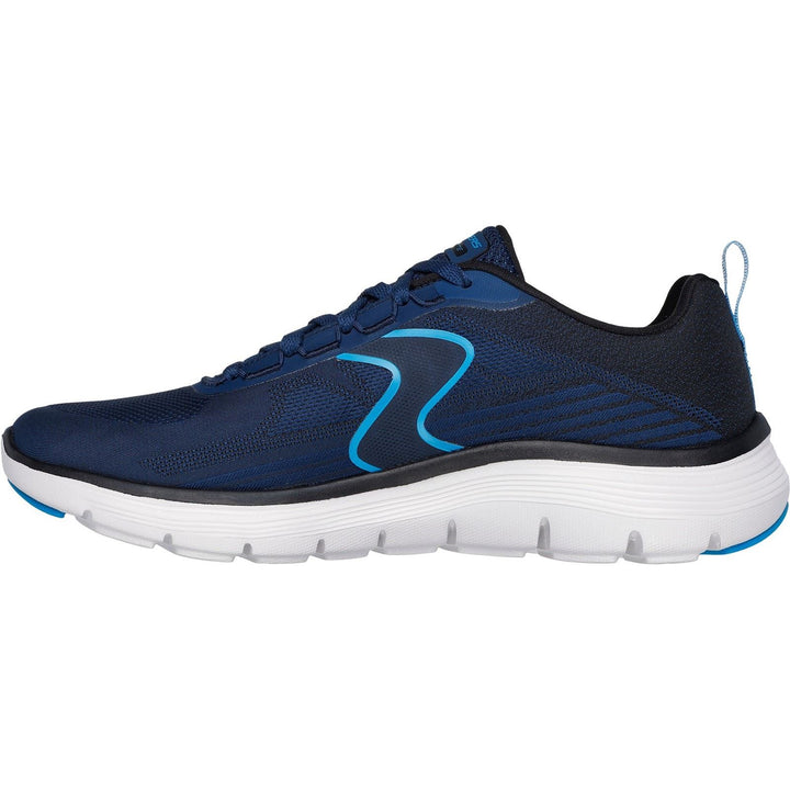 Men's Wide Fit Skechers 232828 Flex Advantage 5.0 Spreelo Trainers in Navy/Blue - Image 1