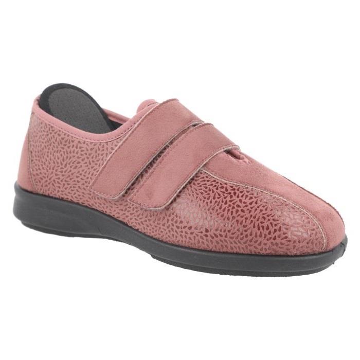 Women's Wide Fit DB Moon Wide Fit Shoes in Black Stretch - Image 1