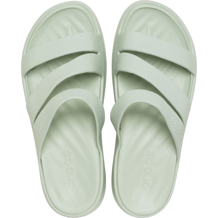 Women's Crocs 209587 Getaway Strappy Slippers in Cassis - Image 1