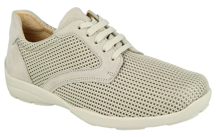 Womens Wide Fit DB Lexi Canvas in Sky Blue / Mesh - Image 1