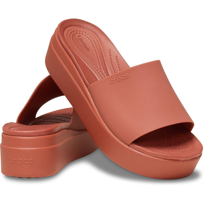 Women's Crocs 208728 Brooklyn Slide in Spice - Image 1