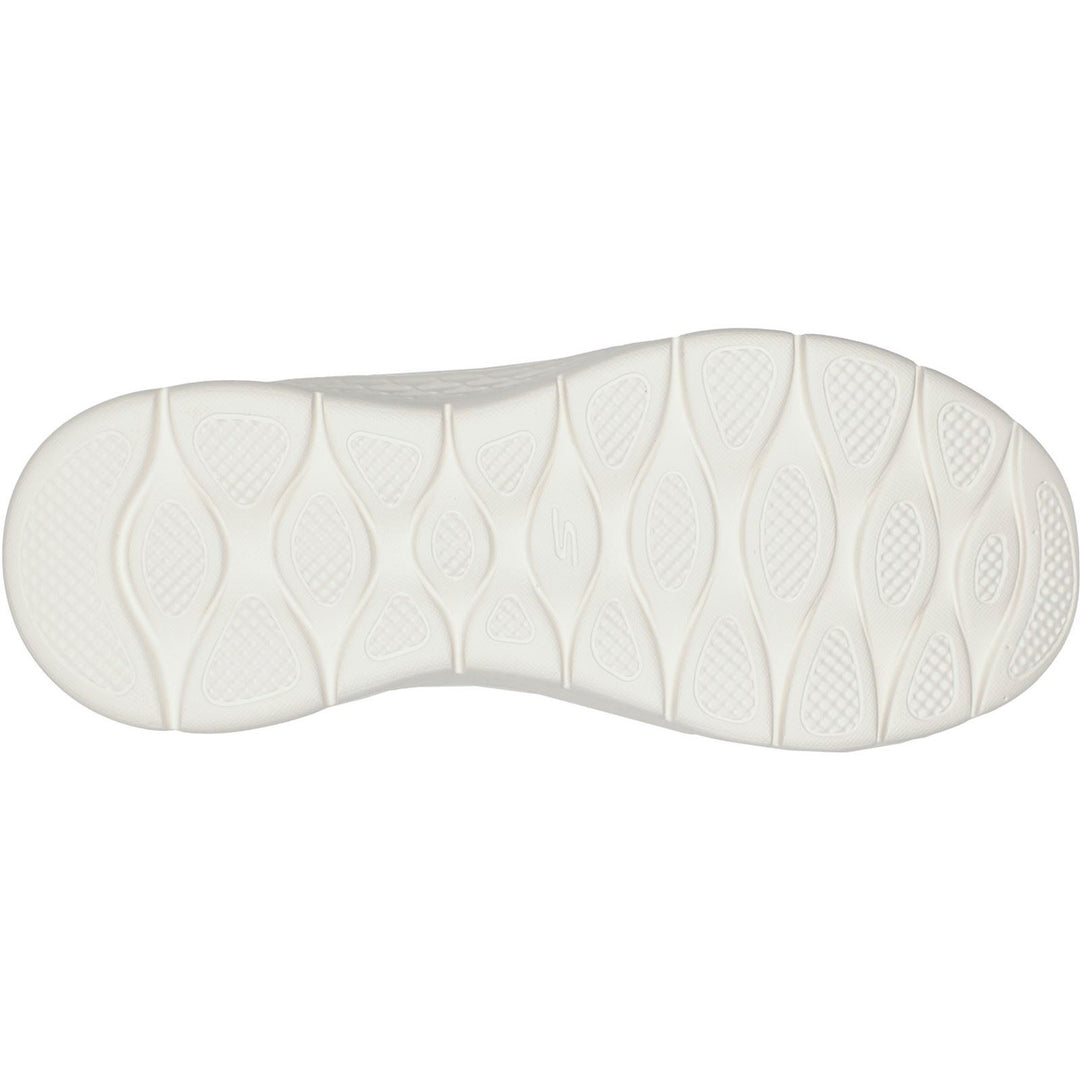 Women's Wide Fit Skechers 124963 Slip-ins Go Walk Flex Relish Trainers in Off White - Image 6