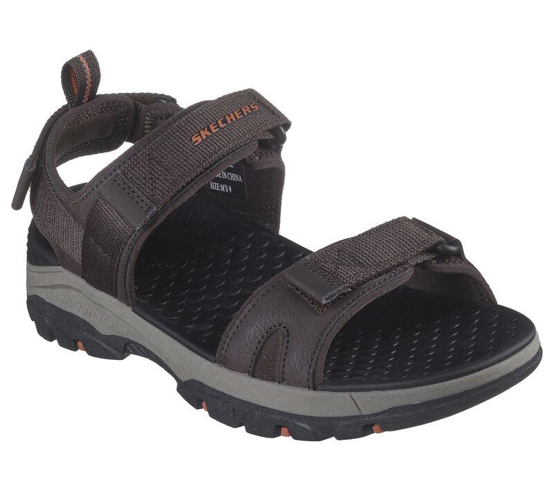 Men's Relaxed Fit Skechers 205112 Tresmen Ryer Sandals in Chocolate - Image 3