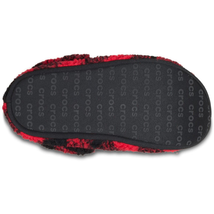 Men's Crocs 210755 Classic Cozzzy Slippers in Varsity Red/Black - Image 1