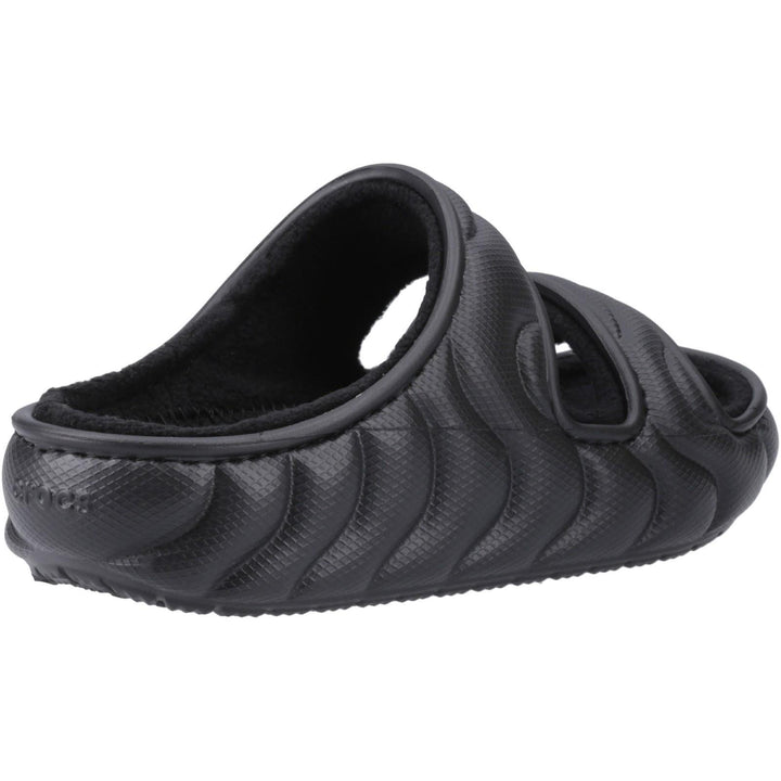 Women's Crocs 210074 Classic Cozzzy Overpuff Sandals in Black - Image 1