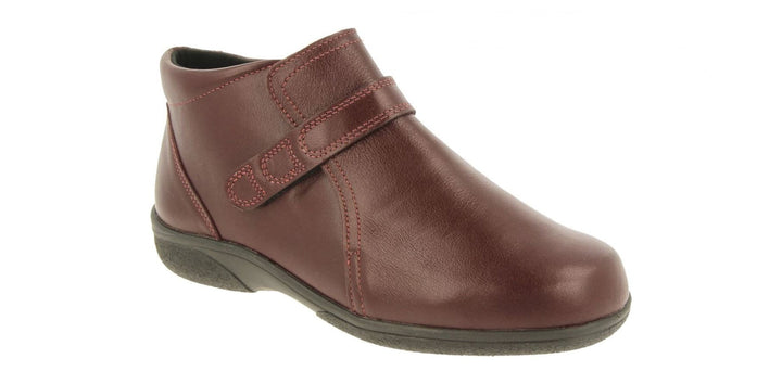 Womens Wide Fit DB Goldcrest Boots in Black Leather - Image 1