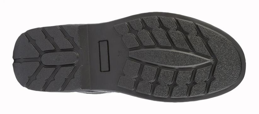 Men's Wide Fit Roamers M196A Shoes in Black Leather - Image 5