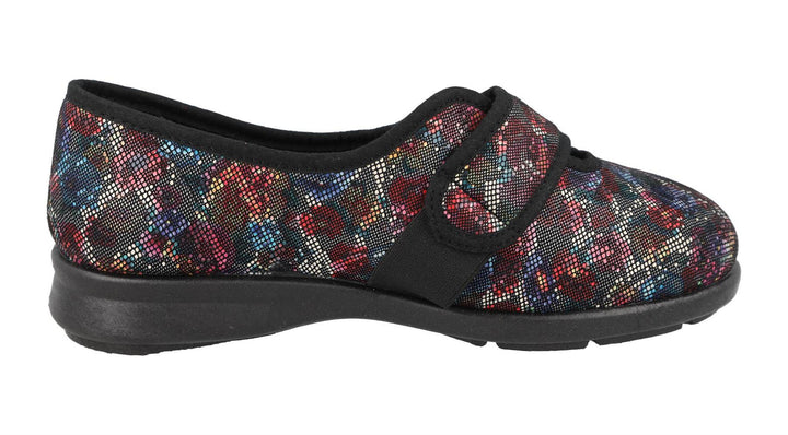 Women's Wide Fit DB Shrew Shoes in Black Multi - Image 1