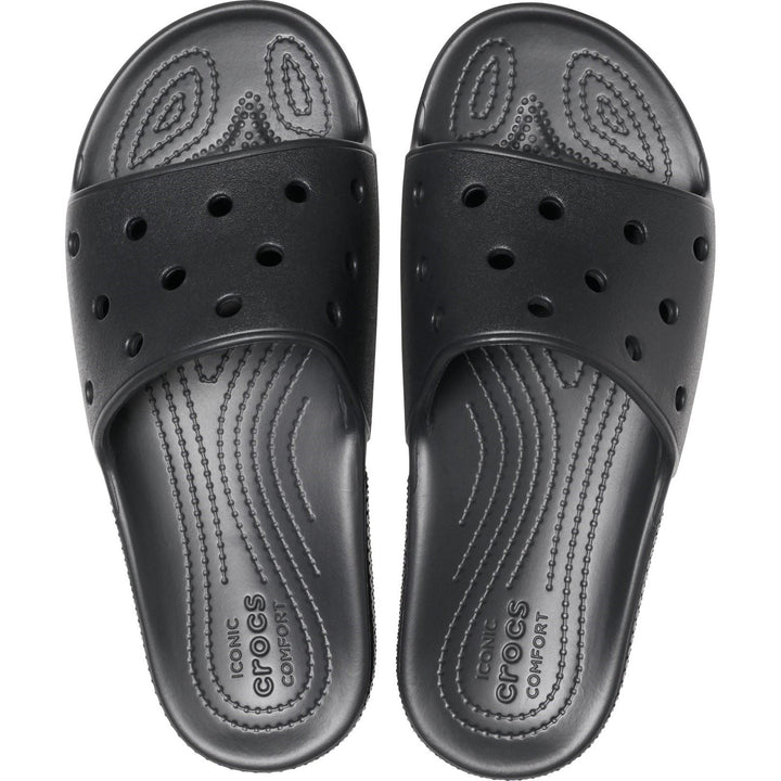 Women's Crocs 206121 Classic Slippers in Black - Image 1