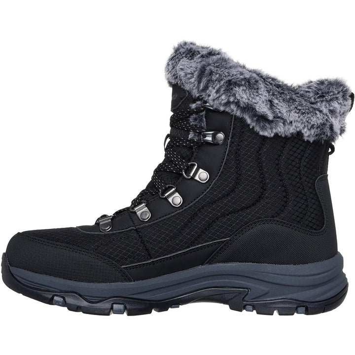 Women's Relaxed Fit Skechers 167893 Trego Stormie Waterproof Boots in Navy - Image 1