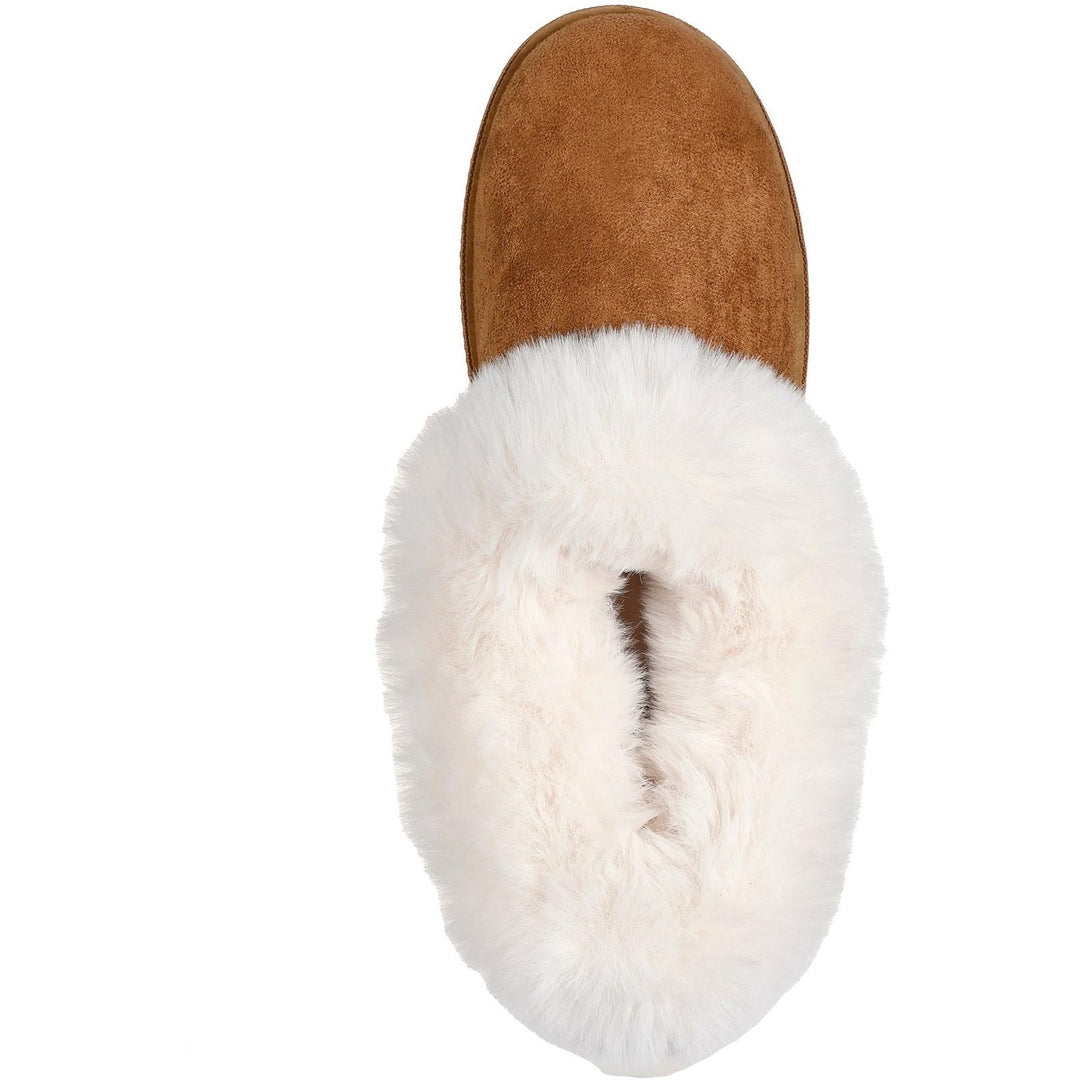Women's Wide Fit Skechers 169012 Cozy Campfire Winter Nights Slippers in Black - Image 10