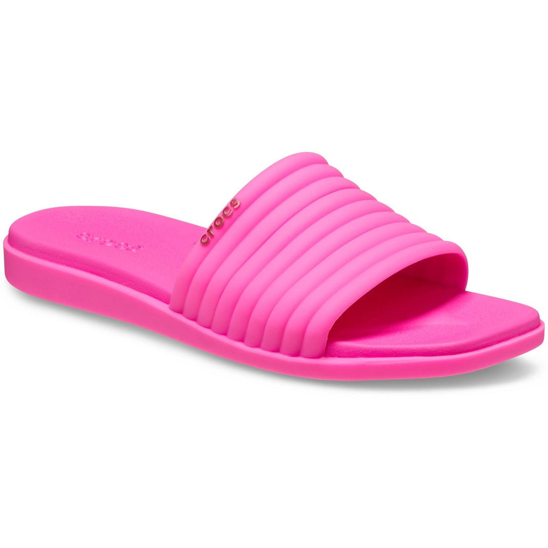 Women's Crocs 209794 Miami Slide Sandals in Pink - Image 3