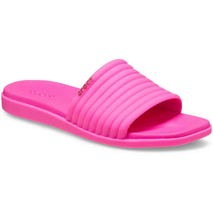 Women's Crocs 209794 Miami Slide Sandals in Pink - Image 1