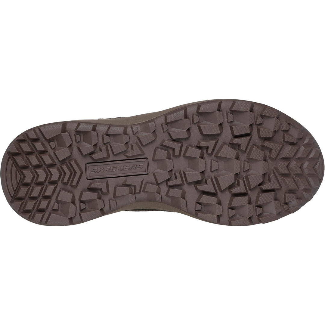 Men's Wide Fit Skechers 210900W Cambert Bruin Boots in Dark Brown - Image 6