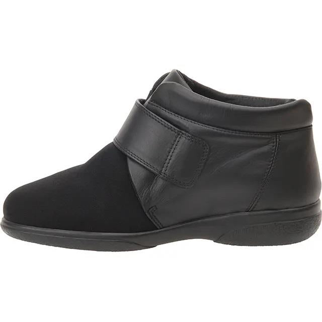 Women's Wide Fit Cosyfeet Julia Ankle Boots in Black - Image 1