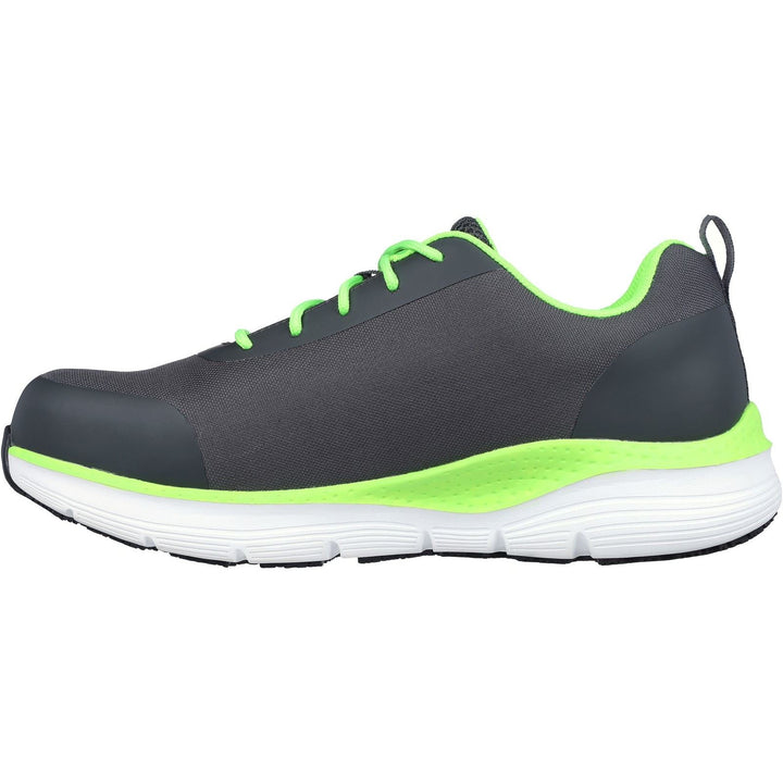 Men's Wide Fit Skechers 200086EC Arch Fit Ringstap Safety Trainers in Black - Image 1