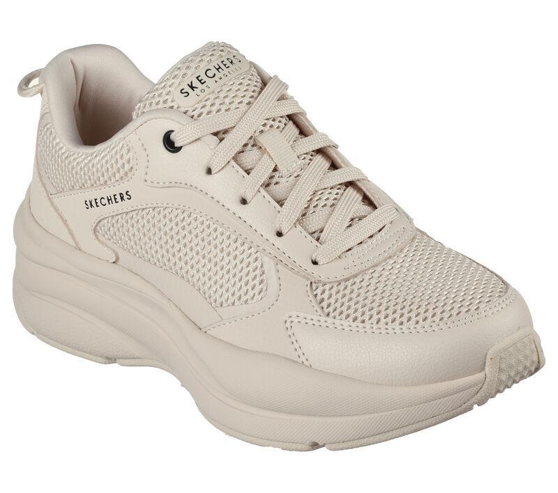 Women's Wide Fit Skechers 177402 Street Twisterz Lighten Up Trainers - Sand in Sand - Image 3