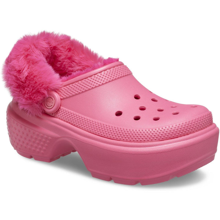 Women's Crocs 208546 Stomp Lined Clog in Black - Image 1