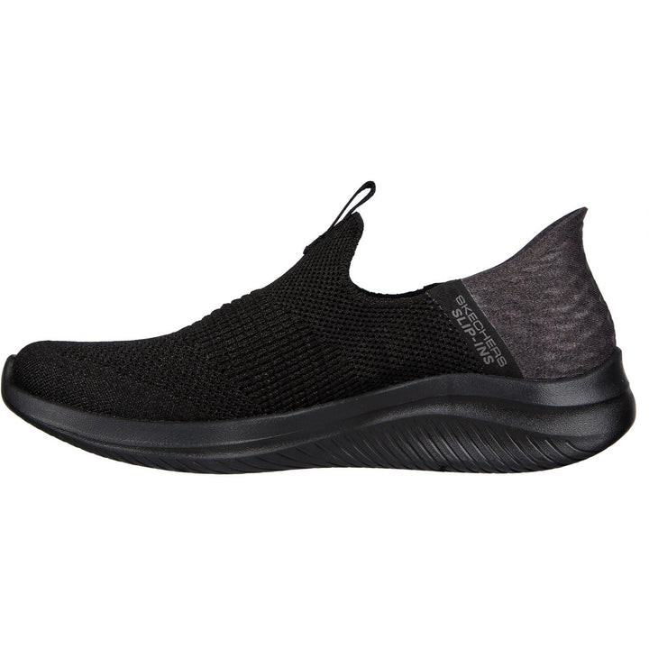 Women's Wide Fit Skechers 149708 Slip-ins Ultra Flex 3.0 Cozy Streak Trainers in Black - Image 1