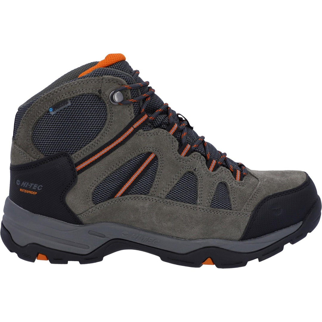Men's Wide Fit Hi-Tec Bandera II Hiking Boots - Charcoal/Graphite in Charcoal/Graphite - Image 2