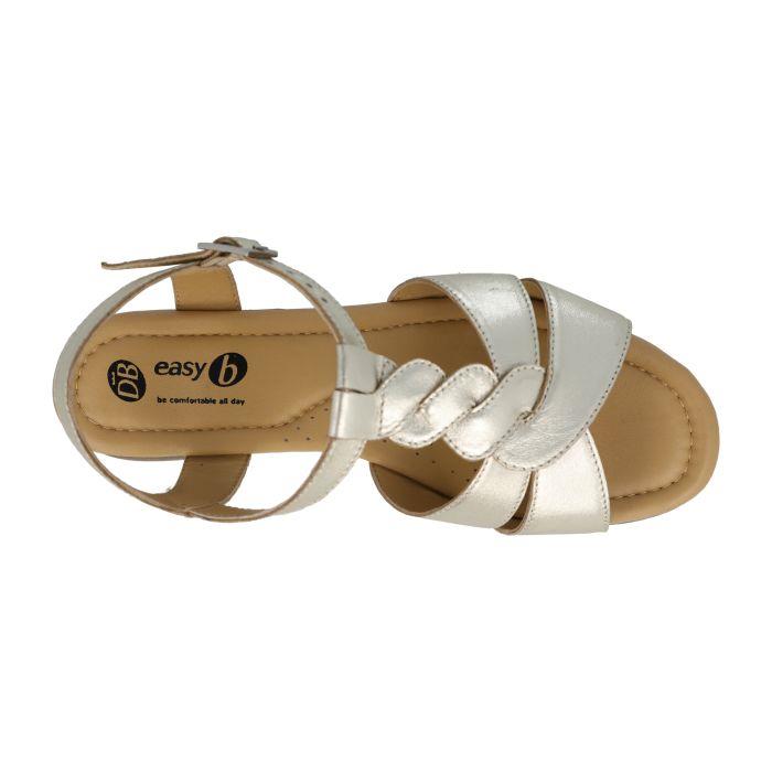 Women's Wide Fit DB Burma Sandals in Black - Image 9