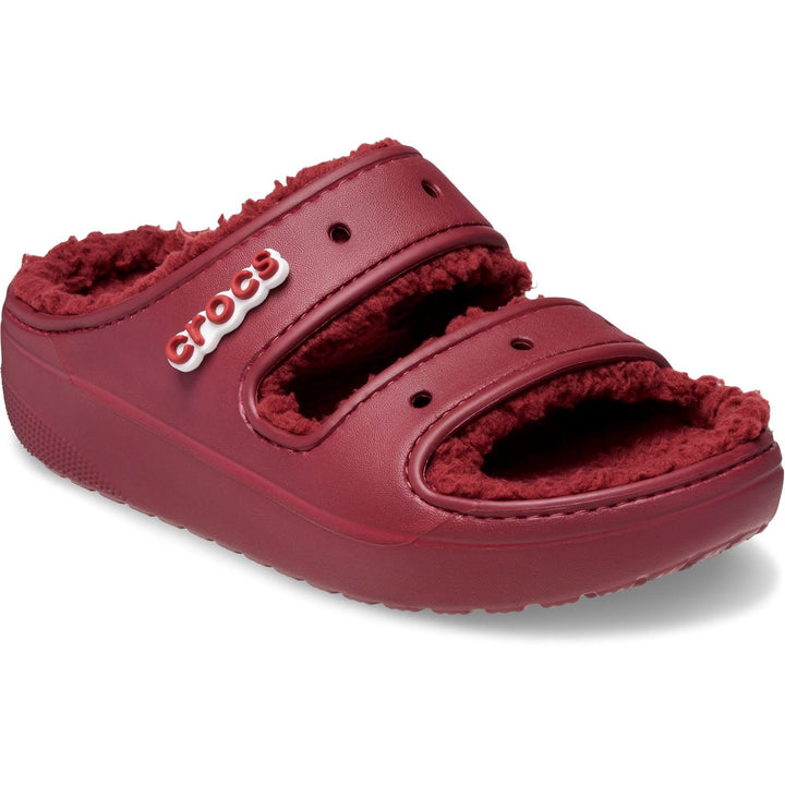 Women's Crocs 207446 Classic Cozzzy Sandals in Garnet - Image 1
