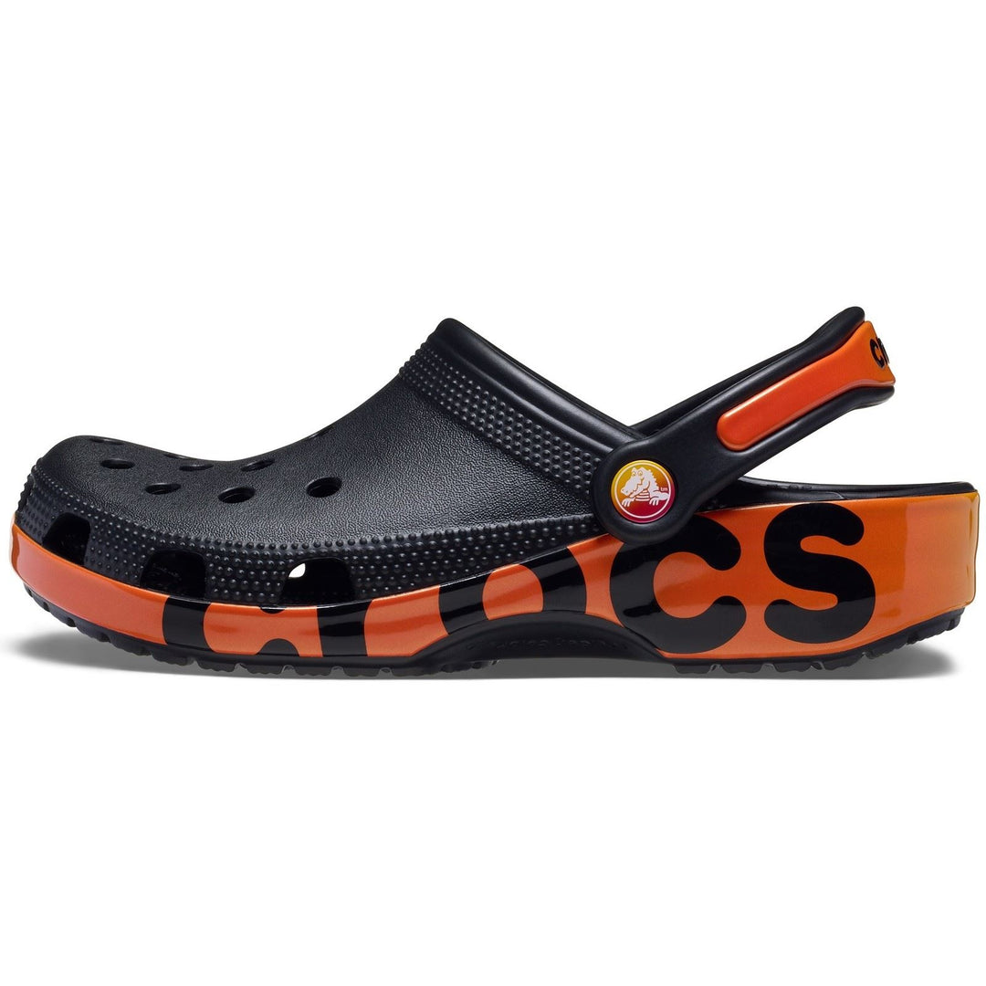 Women's Crocs 210732 Classic Reflector Clog Sandals in Black - Image 4