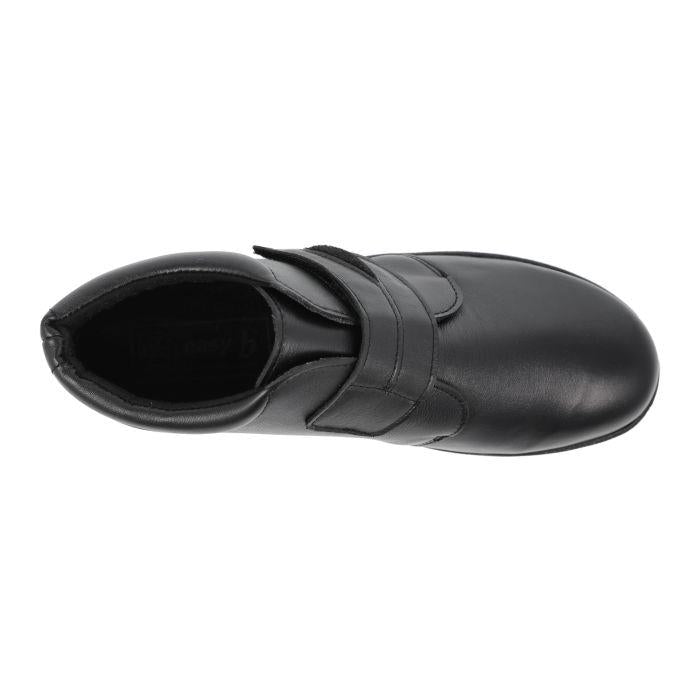 Women's Wide Fit DB Ferry Boots in Black Leather - Image 6
