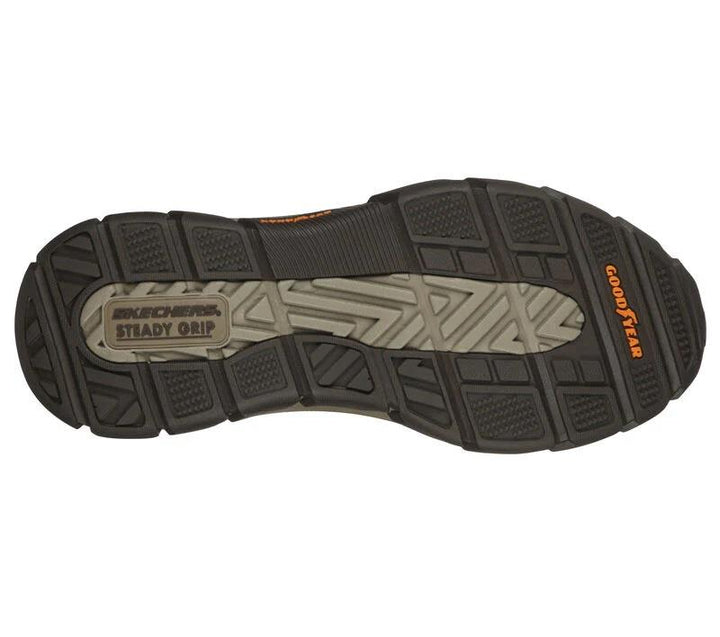 Men's Wide Fit Skechers 204480 Respected Calum Walking Trainers - Cocoa in Cocoa - Image 1