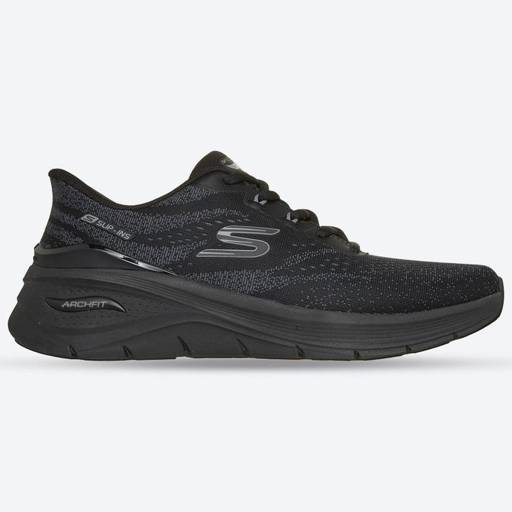 Men's Wide Fit Skechers 233400 Slip-ins Arch Fit 3.0 Trainers in Black - Image 1