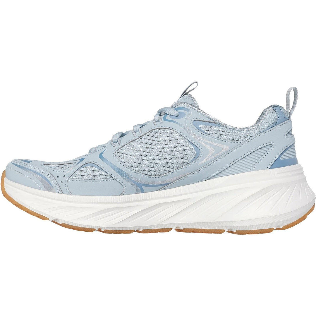 Women's Relaxed Fit Skechers 150475 Edgeride Silver Eclipse Trainers in Pink - Image 10