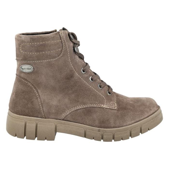 Women's Wide Fit DB Chirk Water Resistant Boots in Grey Suede - Image 11