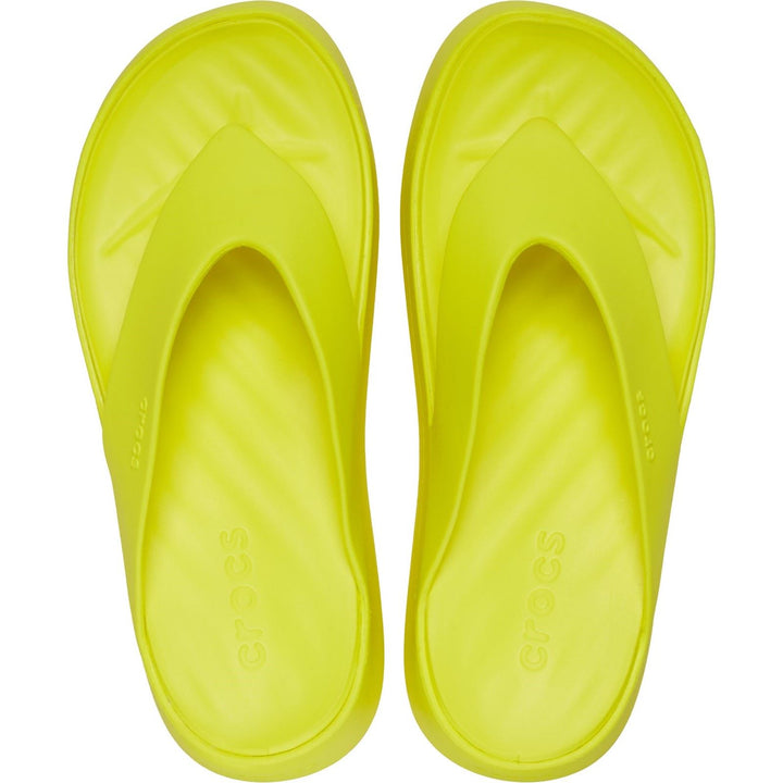Women's Crocs 209410 Getaway Platform Flip Slippers in Black - Image 1