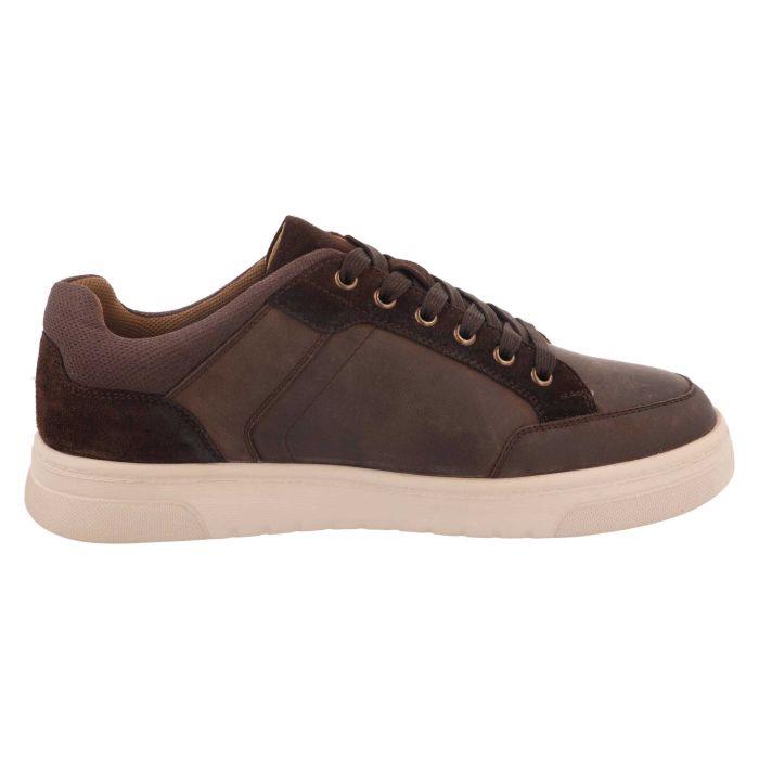 Men's Wide Fit DB Albie Shoes in Navy Leather / Navy Suede - Image 1