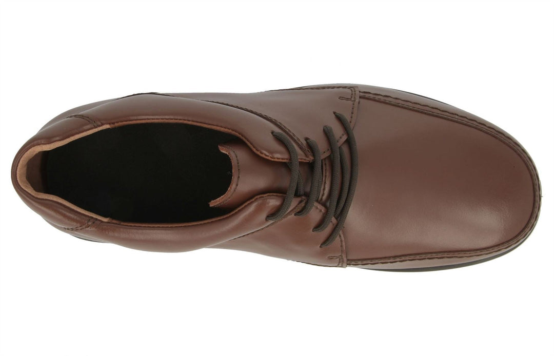 Mens Wide Fit DB Morgan 2 Shoes in Black Leather - Image 10