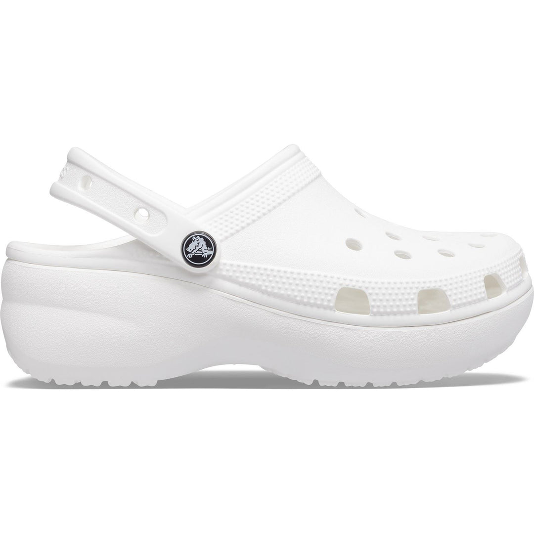 Women's Crocs 206750 Classic Platform Clog Sandals in Black - Image 19