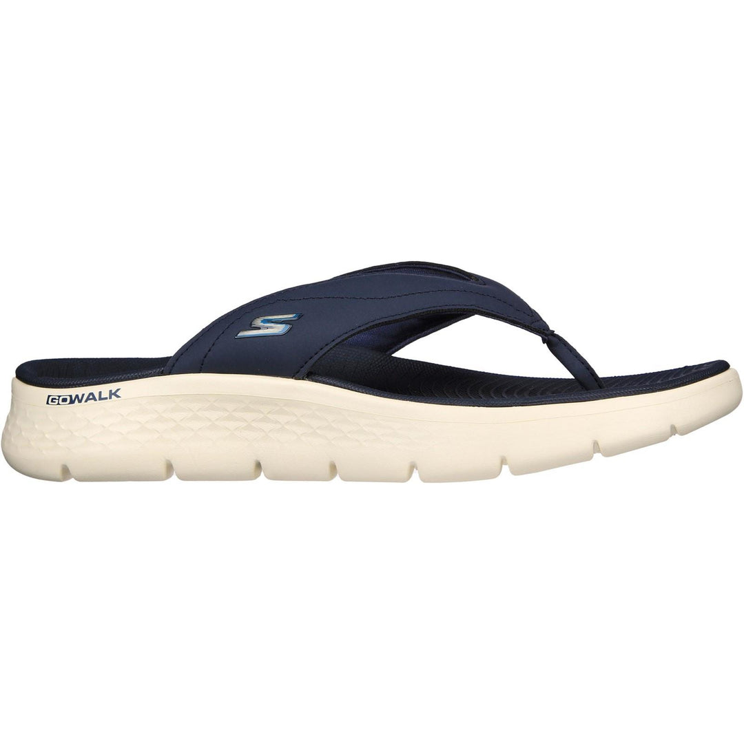 Men's Relaxed Fit Skechers 229202 Go Walk Flex Vallejo Sandals - Navy in Navy - Image 2