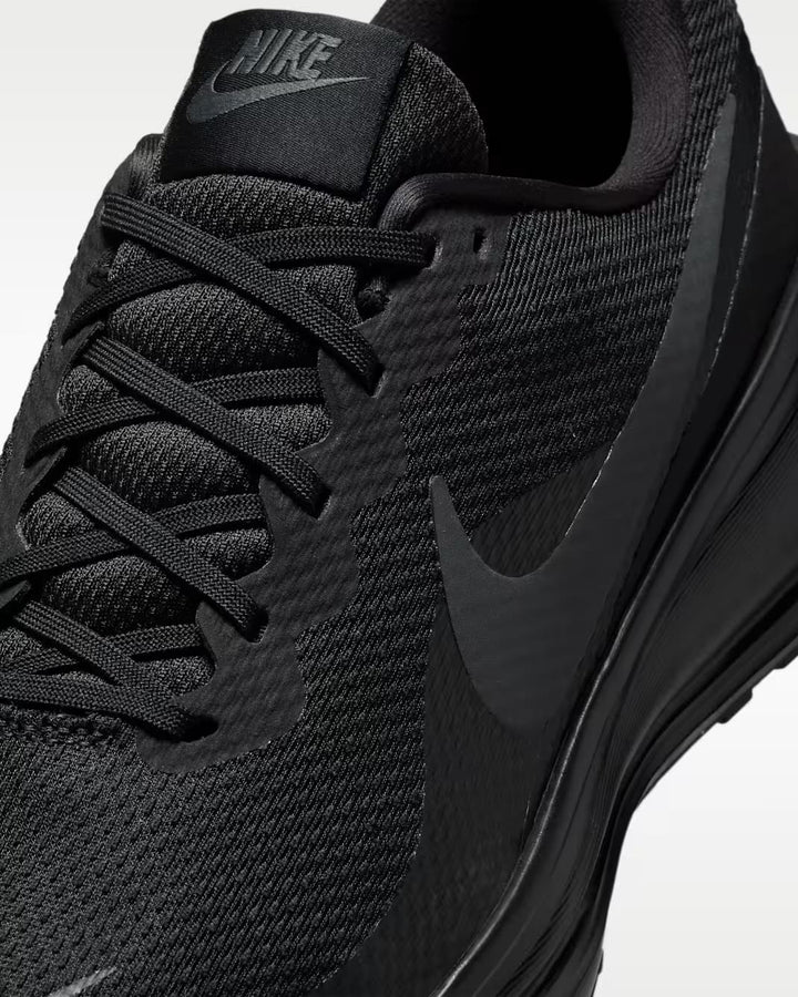 Women's Wide Fit Nike HQ1996-004 Revolution 8 Running Trainers in Black/Anthracite - Image 1