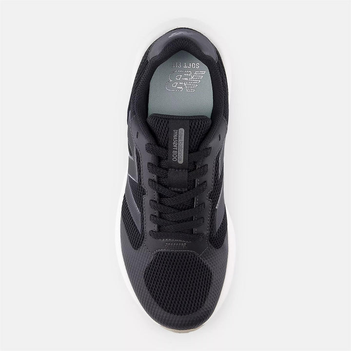 Women's Wide Fit New Balance Dynasoft UA800B Running Trainers in Black - Image 1