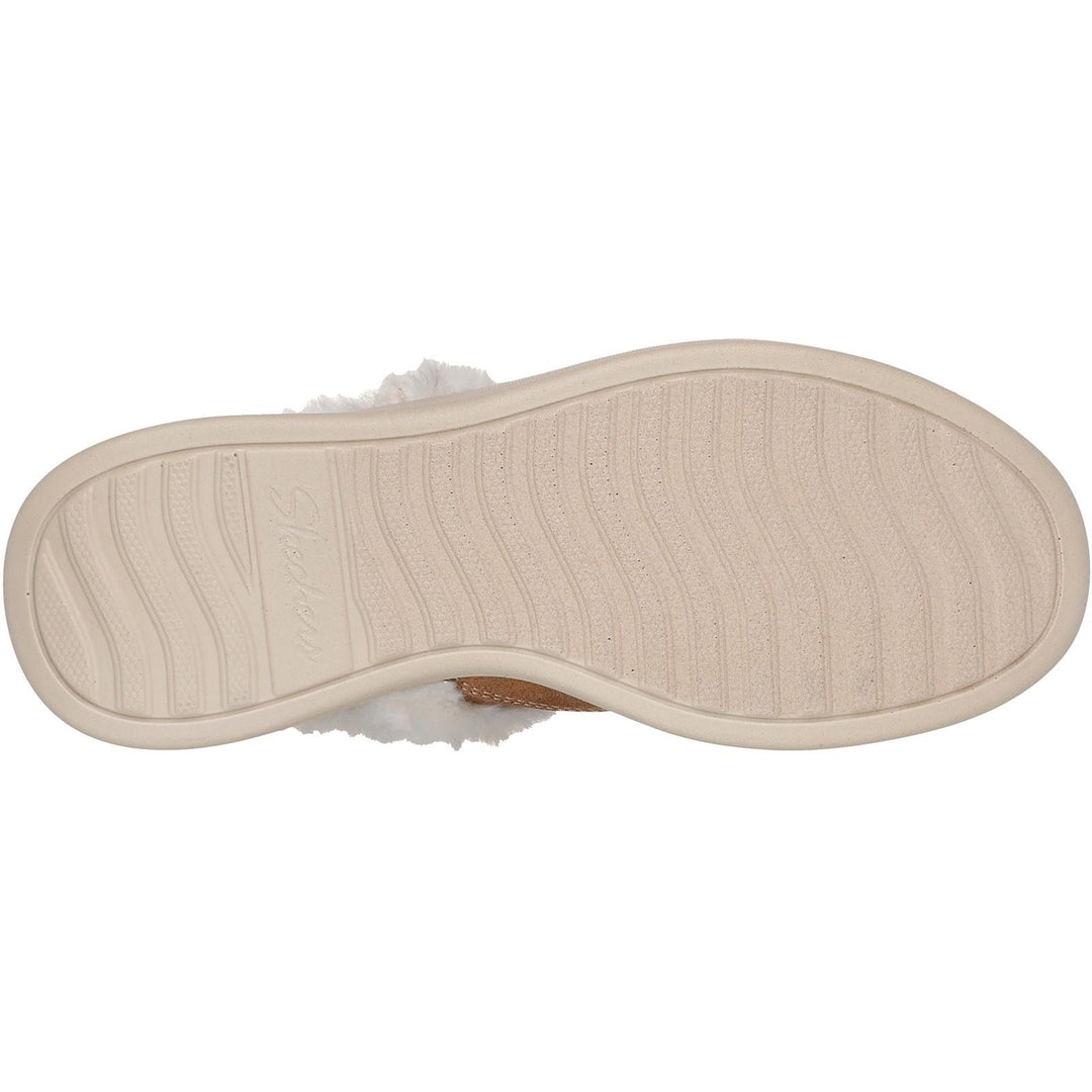 Women's Wide Fit Skechers 168114 Slip-ins Cozy Escape Slippers in Chestnut - Image 6