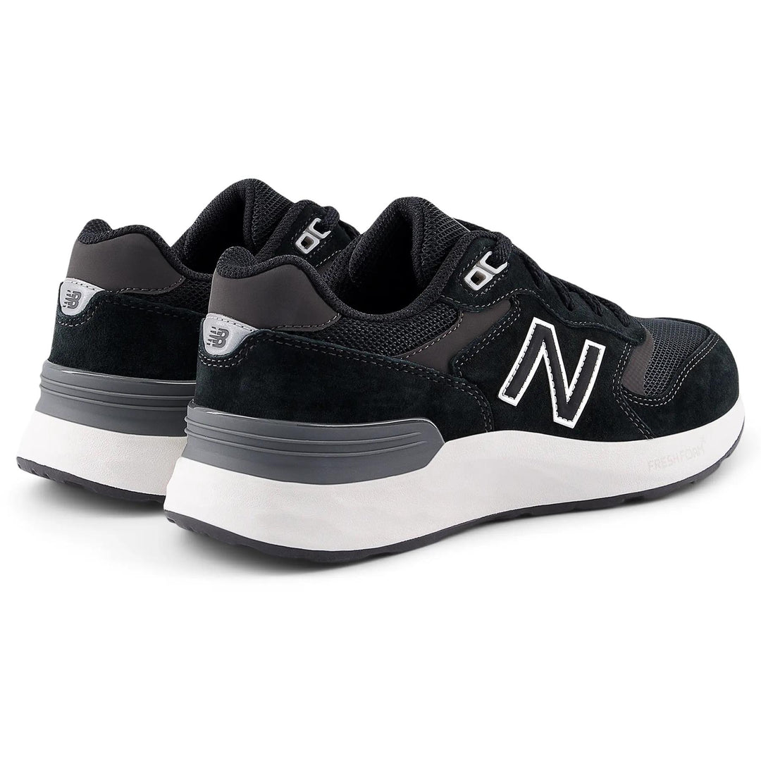 Women's Wide Fit New Balance WW880BB7 Walking/Running Trainers - Fresh Foam in Black/White - Image 5